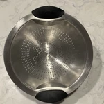 Oxo 3QT Stainless Steel Softworks Colander: Strainer, Good Grips, Capacity. Fixed Price $12.99.