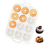 Vinino Silicone Mini Fluted Tube Cake Pans With Metal Reinforced Frame, 12-CA.... Fixed Price $27.69.