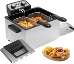 5 Liters Large Electric Deep Fryer With 3 Frying Baskets For Kitchen, Fissh. Fixed Price $100.00.