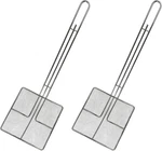 Wire Mesh Strainer With Long Handle 2-PACK 6.5" Square Frying Spoon Cookin. Fixed Price $26.62.
