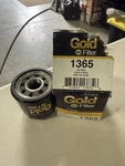 Napa Gold Oil Filter Pt. # 1365. Fixed Price $14.99.