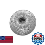 Nordic Ware Stained Glass Bundt Pan, Silver, 9 Cup - Cast Aluminum. Fixed Price $43.36.