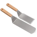 Metal Set Griddle Long Teppanyaki Scraper And. Fixed Price $25.55.