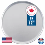 Norjac 12 Inch Pizza Pan, 6 Pack, Round Aluminum Pans, Baking Tray For Oven, Rus. Fixed Price $66.34.