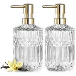 Clear Glass Soap With Abs Plastic Pump, Crystal Lotion Dispensers F.... Fixed Price $43.49.
