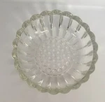 Vintage 1940 Jeannette Glass Clear National Berry Dessert Bowl. Fixed Price $5.95.