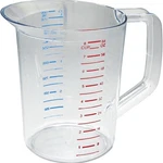 Rubbermaid Commercial 3217 Bouncer Measuring Cup, Qt, Plastic, Clear. Fixed Price $25.00.