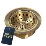 Nantucket Sinks Kitchen Drain 3-1/2 Brass Assembly, Gold. Fixed Price $188.73.