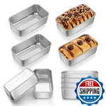 E-far Mini Loaf Set Of 10 Small Stainless Steel Bread Baking For Oven 6. Fixed Price $44.93.