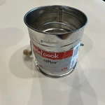 Good Cook Flour Sifter Aluminum Cup 750 Ml Wooden Knob Bradshaw Intl #24302. Fixed Price $13.33.