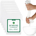 Nut Milk Bag Yogurt Strainer 200 Mesh Cheese Cloth For Straining. Fixed Price $13.77.
