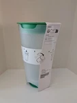 New Ikea Uppfylld Salad Shaker With Strainer, Bright Green/clear, 47 Oz. Fixed Price $9.99.