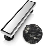 Webang 12" Linear Shower Drain Brushed Stainless Steel Tile Insert Grate Cupc. Fixed Price $44.99.