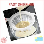 Syjinhuasy Kitchen Ultra-fine Nylon Mesh Strainer Food Yogurt Sieve Plastic. Fixed Price $12.53.