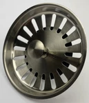 Home Refinements Kitchen Sink Basket Strainer , Replacement For 3-1/2 " Nickel. Fixed Price $11.99.