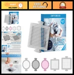 Invihug 25 Pack Disposable Shower Drain Hair Catcher Mesh Stickers 4.1IN Square. Fixed Price $23.99.