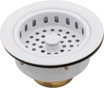 A214-50 3-1/2" Post Style Large Kitchen Sink Basket Strainer, Powder Coat White. Fixed Price $59.05.