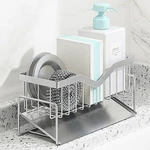 Kitchen Sink Caddy Sponge Holder, Quick Draining, Sus 304 Stainless Steel Spo.... Fixed Price $29.74.