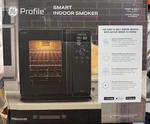 Ge Profile Indoor Pellet 2.1 Cu. Ft / 293-SQ." Black Smart Electric Smoker New. Fixed Price $380.00.