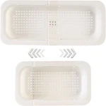 Extendable Sink Colander Strainer Basket - Wash Vegetables Fruits, Drain Coo. Fixed Price $22.48.