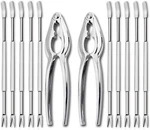 Artcome 12 Pieces Seafood Tools Set Including Lobster Crab Crackers & 10 Forks. Fixed Price $12.82.