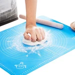 Limnuo Silicone Baking Mat, Extra Thick Large Non M-16''(W)*20''(L), Blue. Fixed Price $20.51.