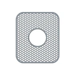 Bestjing Silicone Sink Protectors 13.58''X 11.6'' Center Drain, GRAY(1 Pack). Fixed Price $14.75.