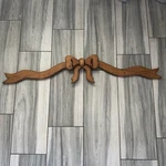 Vintage Wood Bow Cottagecore Wall Over Door Hanging Large 38 Long. Fixed Price $85.99.