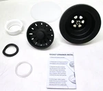 New Open Box Karran 3-1/2" Quartz Strainer Basket Black. Fixed Price $29.99.