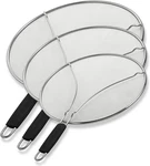 Bergkoch Splatter Screen For Frying Pan 9.5/11.5/13 Inch Set, Stainless Steel. Fixed Price $43.88.