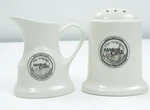 Mason Cash Ceramic Salt Shaker & Creamer - English Kitchen Bowl Company. Fixed Price $12.99.