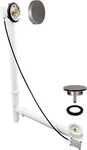 Westbrass D50P27TLERE-07 27" Cable Drive Bath Drain Trim Rotary Overflow Sn. Fixed Price $104.00.