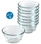 Pyrex Bakeware Clear Custard Cups 6 Ounce Set. Fixed Price $59.99.