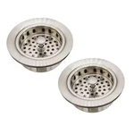 3-1/2 In. Post Style Kitchen Sink Basket Strainer Stainless Steel (2-PACK). Fixed Price $111.11.