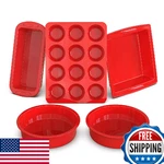 Silivo 5-PIECE Silicone Baking Pans Sets Nonstick Bakeware With. Fixed Price $46.69.
