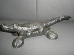 Vintage Metal Emig 1462 Alligator Nut Cracker 8" Long. Fixed Price $24.99.