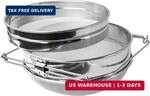 Honey Strainer Stainless Steel Filter Double Sieve Debris. Fixed Price $38.81.