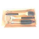 Culina Grilling/bbq Tool Set 8-PC. Stainless Steel With Soft Touch Handles. Fixed Price $34.85.