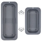 Kitchen Sink Colander, Extendable Strainer Basket Over The For Wash Vege.... Fixed Price $15.77.