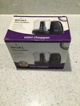 Rival Mini Chopper 1/2 Cup Capacity 35 Watts New Open Box MC-67BL. Fixed Price $14.36.
