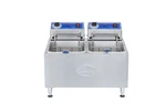 Globe PF32E 32LB Stainless Steel Electric Counter-top Fryer Dual Tank. Fixed Price $1410.00.