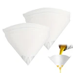 Duscoke 100PCS Micron Paint Filter Strainers Paper Cone- Fine Nylon White. Fixed Price $10.99.