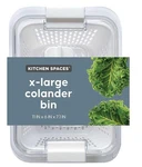 Colander Bin, Produce Saver, Fridge Organizer With Lid, Wash, Strain Stor.... Fixed Price $32.58.