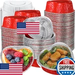 Honeydak 200PC Heart Shaped Cake Pans W/ Lids 6OZ/180ML - Baking Cups. Fixed Price $69.32.