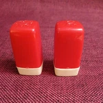 Vintage Advertising Salt & Pepper Shakers 6TH Ave Cafe Mabel Jack Mitchell Sd. Fixed Price $12.00.