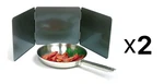 Norpro Nonstick Splatter Guard, 3 Folding Panels 9 X 10 Inches (2-PACK). Fixed Price $21.92.