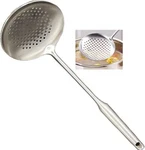 Skimmer Stainless Steel Large Slotted Spoon Colander Strainer Ladle For Cooking. Fixed Price $21.50.