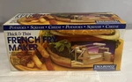 Progressive International French Fry Maker Cutter Thick & Thin White GPC-2549. Fixed Price $14.00.
