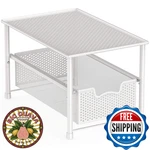 Simple Houseware Stackable Under Sink Cabinet Sliding Basket Organizer Drawer,. Fixed Price $62.59.