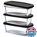 Eatex Glass Bread Pans For Homemade Baking, 1.9 Quart Deep Rectangular. Fixed Price $39.77.